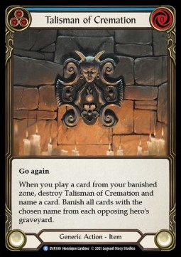 Talisman of Cremation (Regular) - Everfest - First
