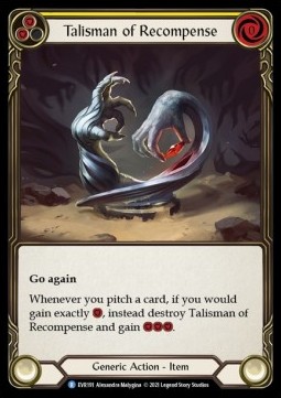 Talisman of Recompense (Regular) - Everfest - First