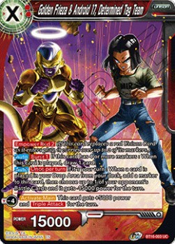 Golden Frieza & Android 17, Determined Tag Team - Realm of the Gods