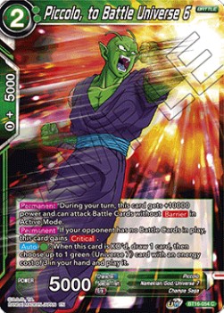 Piccolo, to Battle Universe 6 - Realm of the Gods