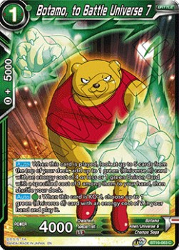 Botamo, to Battle Universe 7 - Realm of the Gods