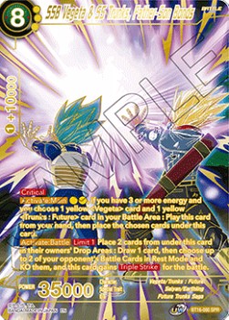 SSB Vegeta & SS Trunks, Father-Son Bonds (V.2 - Special Rare) - Realm of the Gods