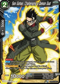 Son Gohan, Challenging a Demon God - Realm of the Gods