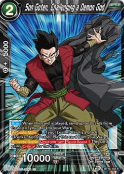 Son Goten, Challenging a Demon God - Realm of the Gods