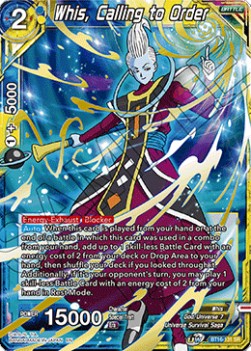 Whis, Calling to Order (V.1 - Super Rare) - Realm of the Gods