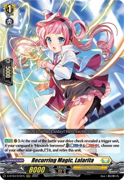 Recurring Magic, Lalarita [D Format] (V.1 - Triple Rare) - Awakening of Chakrabarthi