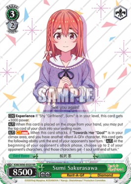 Sumi Sakurasawa (V.1 - Double Rare) - Rent-A-Girlfriend