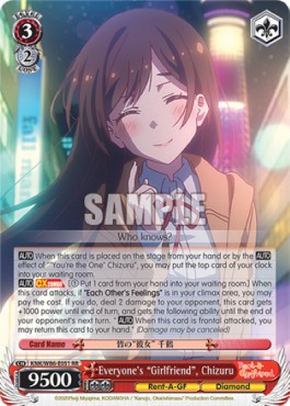 Everyone's "Girlfriend", Chizuru (V.1 - Double Rare) - Rent-A-Girlfriend