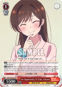 An Opportunity To Take, Chizuru - Rent-A-Girlfriend