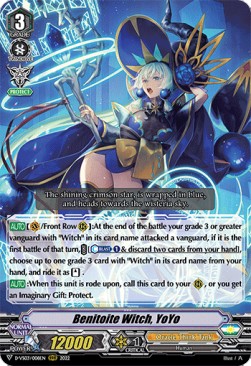 Benitoite Witch, YoYo [V Format] (V.1 - Triple Rare) - V Clan Collection Vol.3
