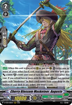 Cherry Blossom Musketeer, Augusto [V Format] - V Clan Collection Vol.4
