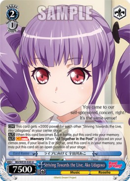 Striving Towards the Live, Ako Udagawa - Poppin’Party×Roselia