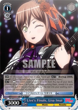 Live's Finale, Lisa Imai - Poppin’Party×Roselia