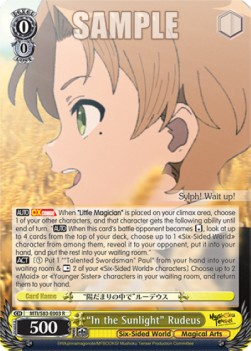 "In the Sunlight" Rudeus (V.1 - Rare) - Mushoku Tensei: Jobless Reincarnation