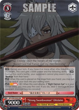 "Strong Swordswoman" Ghislaine (V.1 - Double Rare) - Mushoku Tensei: Jobless Reincarnation