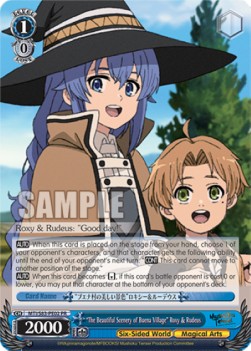 "The Beautiful Scenery of Buena Village" Roxy & Rudeus - Mushoku Tensei: Jobless Reincarnation