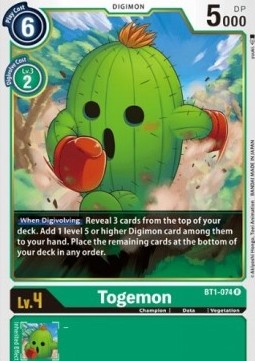 Togemon (BT1-074) - Release Special Booster v1.0