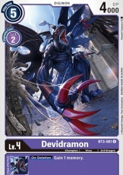 Devidramon (BT3-081) - Release Special Booster v1.0
