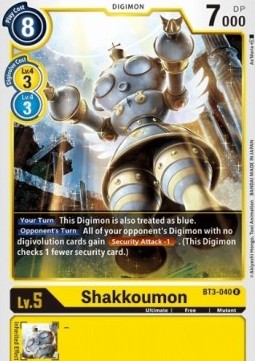 Shakkoumon (BT3-040) - Release Special Booster v1.5