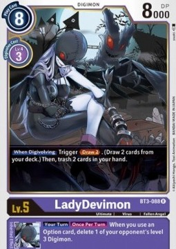 LadyDevimon (BT3-088) - Release Special Booster v1.5