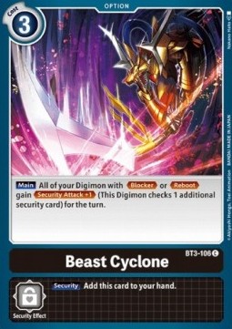 Beast Cyclone (BT3-106) - Release Special Booster v1.5
