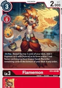 Flamemon (BT4-009) - Great Legend