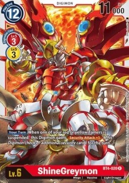 ShineGreymon (BT4-020) - Great Legend