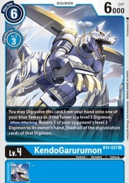 KendoGarurumon (BT4-027) - Great Legend