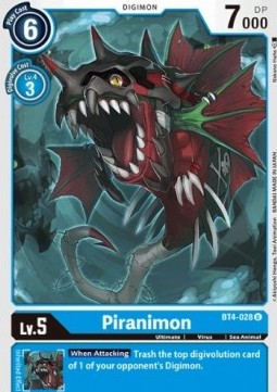 Piranimon (BT4-028) - Great Legend