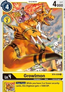 Growlmon (BT4-039) - Great Legend