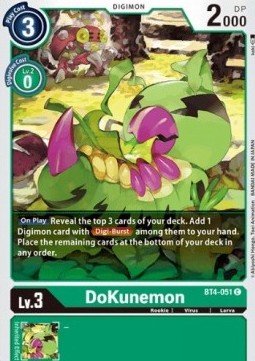 DoKunemon (BT4-051) - Great Legend