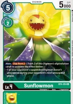 Sunflowmon (BT4-054) - Great Legend