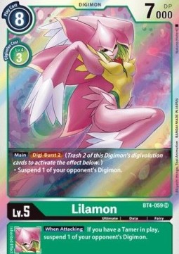 Lilamon (BT4-059) (V.1) - Great Legend