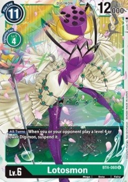 Lotosmon (BT4-060) - Great Legend