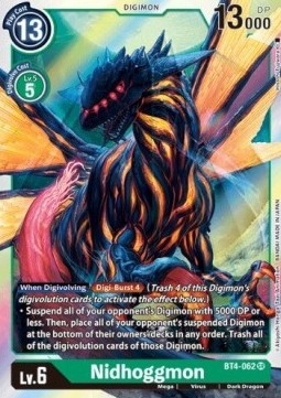 Nidhoggmon (BT4-062) (V.1) - Great Legend