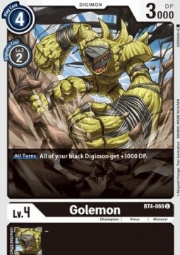 Golemon (BT4-066) - Great Legend