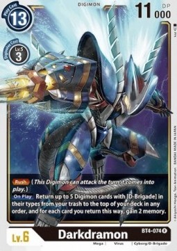 Darkdramon (BT4-074) - Great Legend