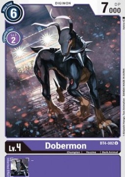 Dobermon (BT4-082) - Great Legend