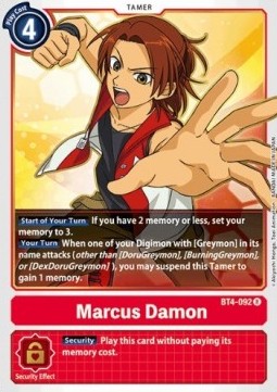 Marcus Damon (BT4-092) - Great Legend