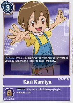 Kari Kamiya (BT4-097) - Great Legend