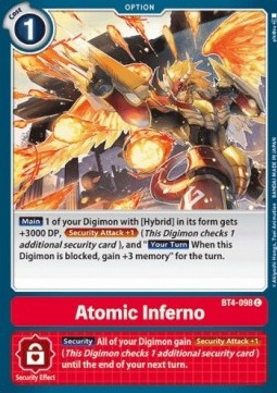Atomic Inferno (BT4-098) - Great Legend