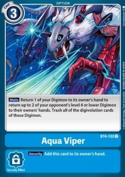 Aqua Viper (BT4-102) - Great Legend