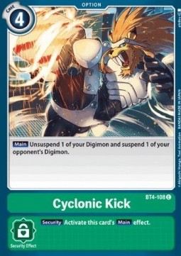 Cyclonic Kick (BT4-108) - Great Legend