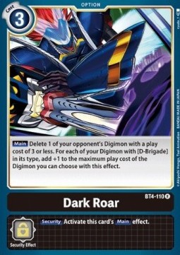 Dark Roar (BT4-110) - Great Legend