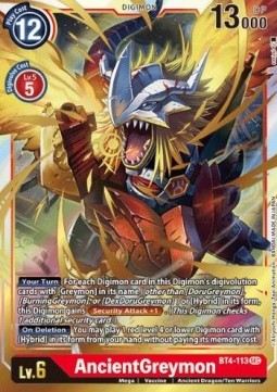 AncientGreymon (BT4-113) (V.1) - Great Legend