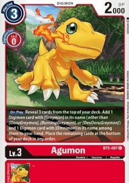 Agumon (BT5-007) - Battle Of Omni