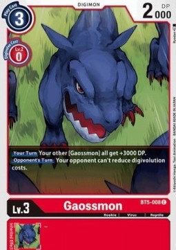 Gaossmon (BT5-008) - Battle Of Omni