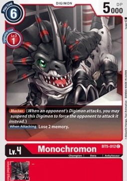 Monochromon (BT5-012) - Battle Of Omni