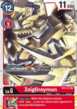 ZeigGreymon (BT5-017) - Battle Of Omni