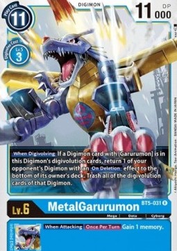 MetalGarurumon (BT5-031) - Battle Of Omni